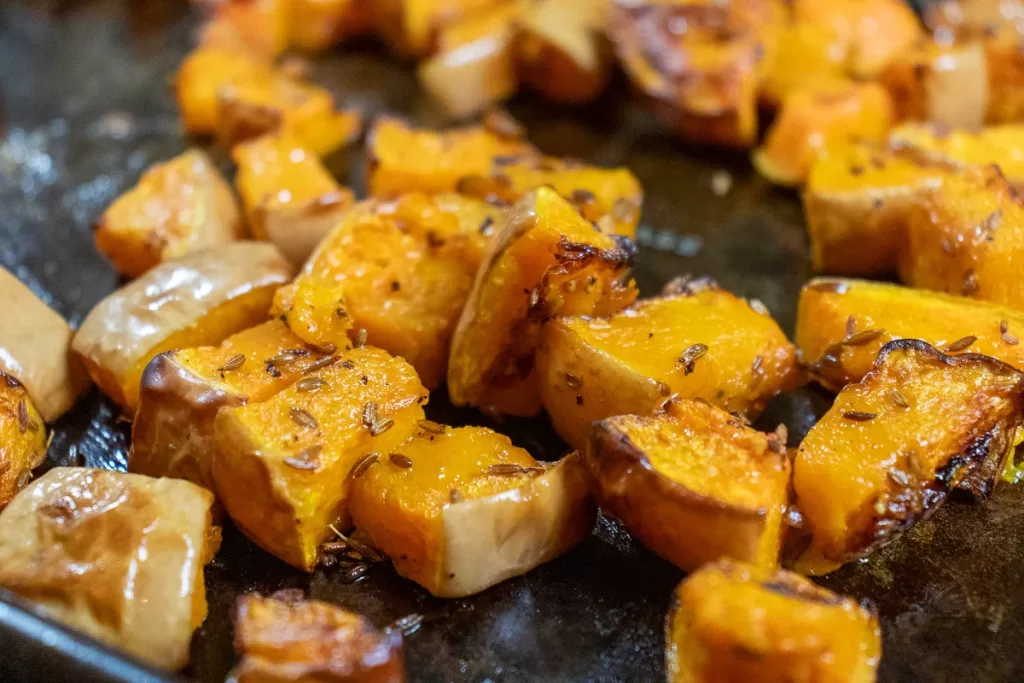 Cooked butternut squash