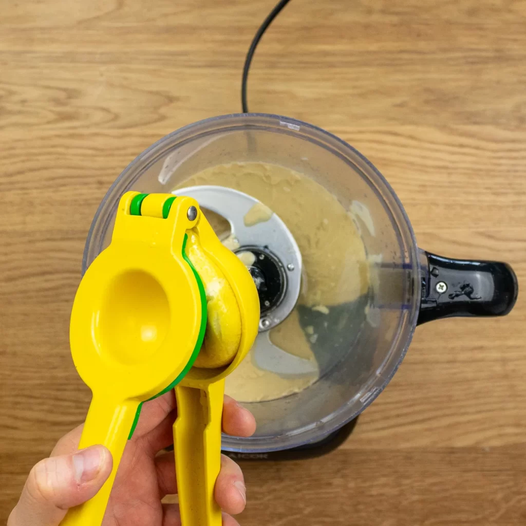 Adding lemon juice