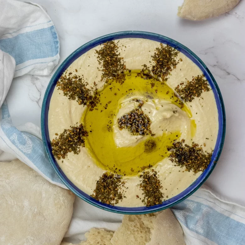 Za'atar Hummus Featured