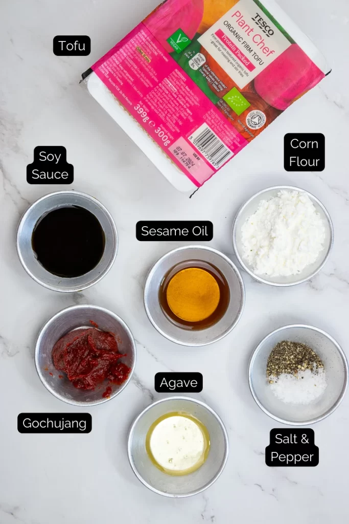 Gochujang Tofu Ingredients