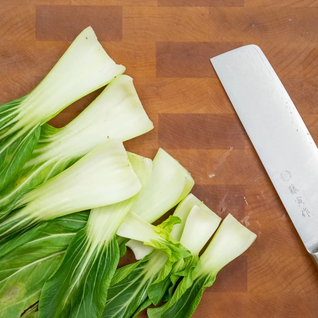 pak choi chopped