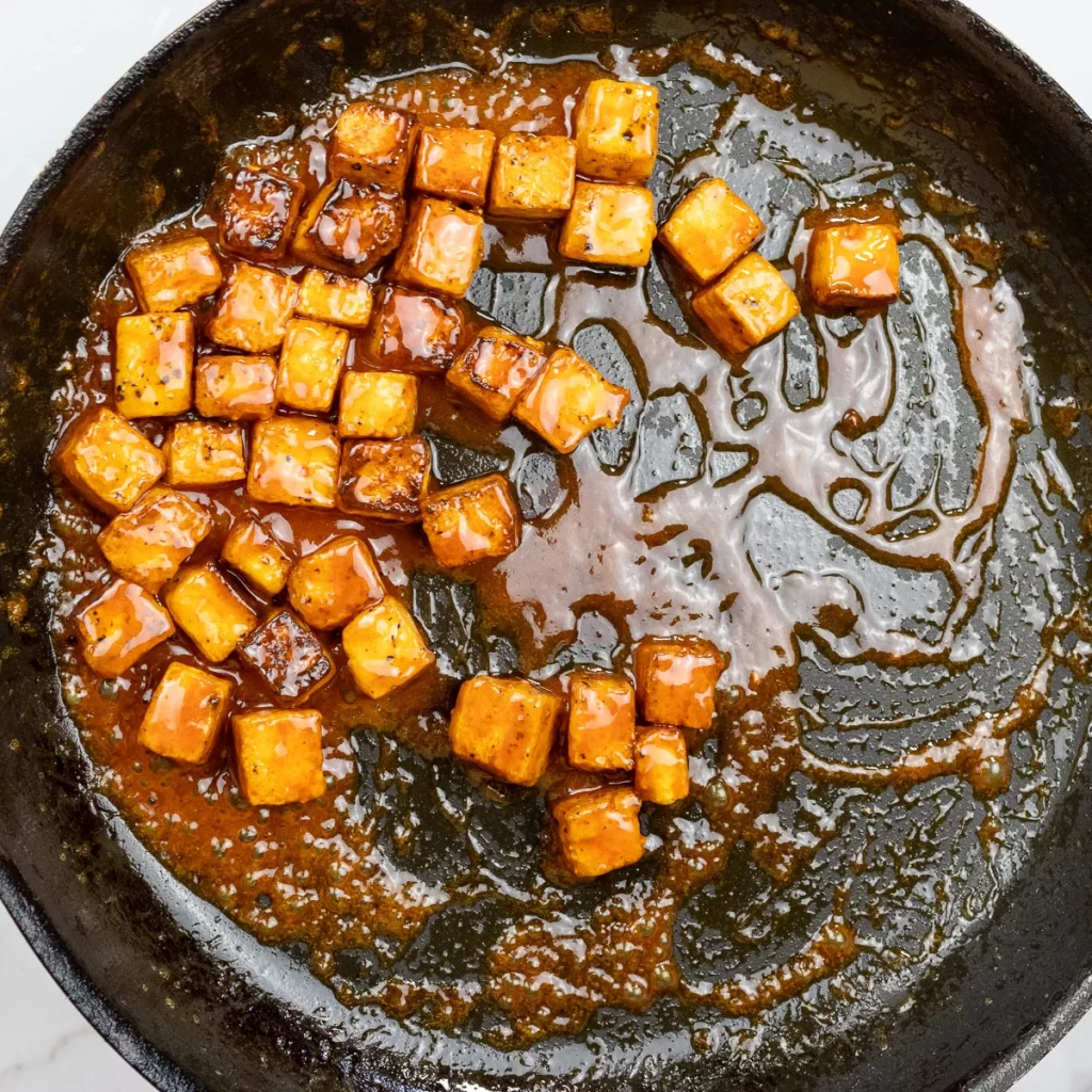 Frying Sauced tofu