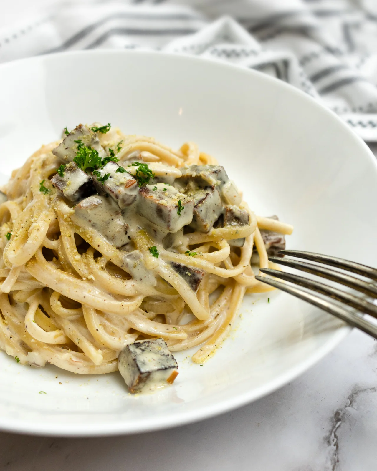 Vegan Carbonara Featured