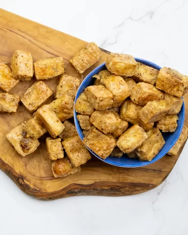 Crispy fried tofu