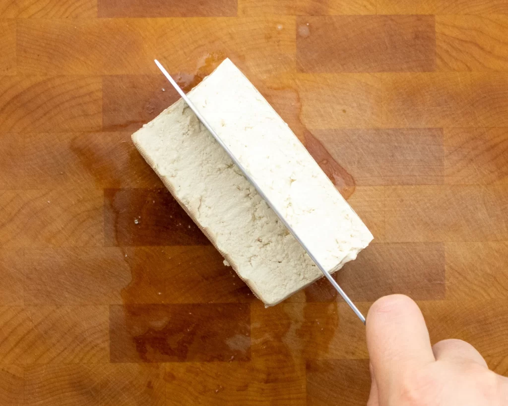 First chop tofu