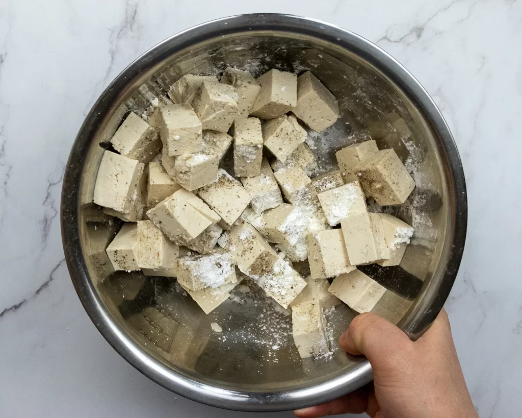 Coating tofu