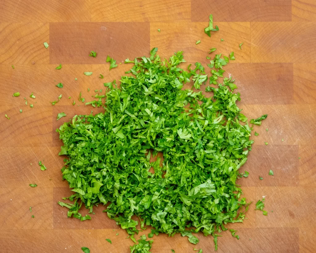 Chopped parsley