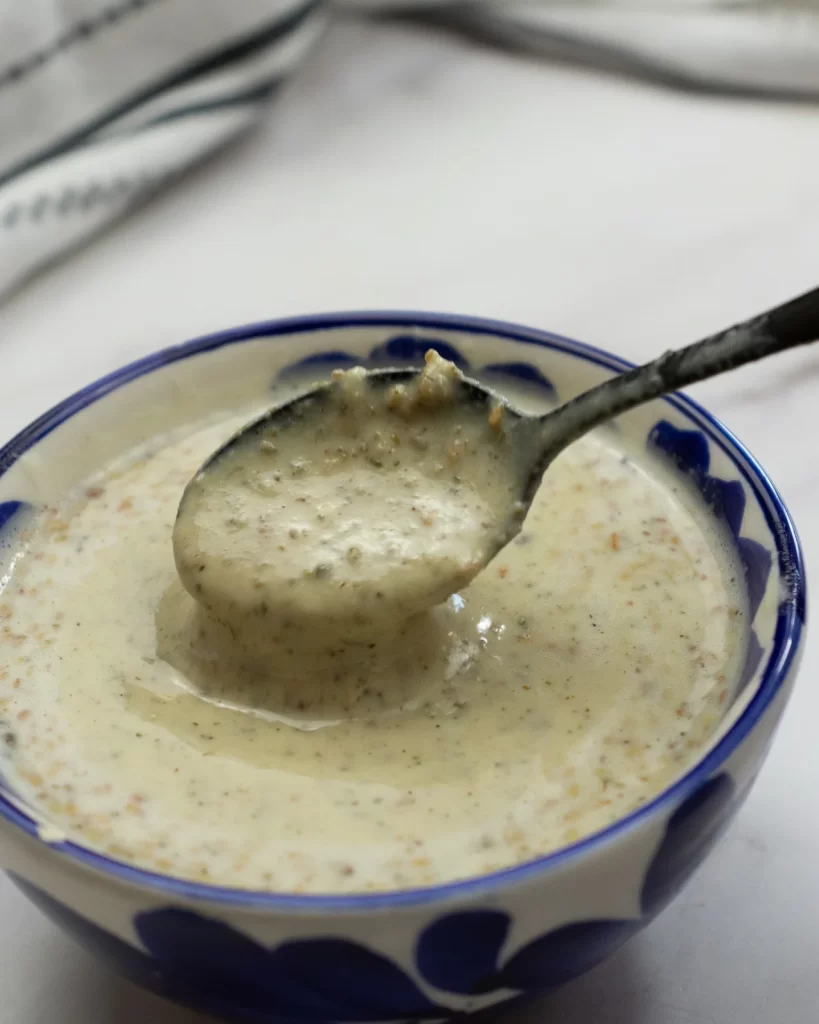 Za'atar dressing close