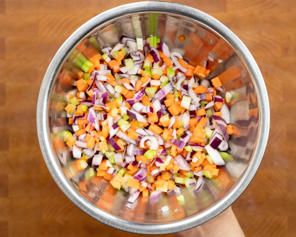 Mirepoix Prepped