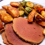 Seitan Roast Beef landscape 3/4