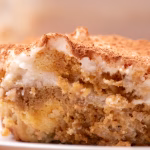 Vegan Tiramisu close landscape